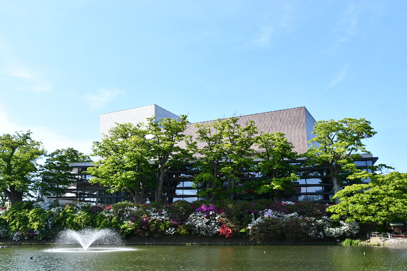 千秋公園のお堀 - 秋田市営あきた観光写真館－画像素材・写真